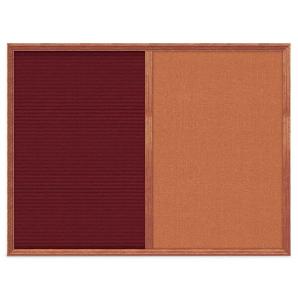 Slim Style Indoor Enclosed Corkboard, 12